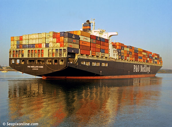 P&O Nedlloyd Kobe, Maersk Karachi 9162215 ID 637